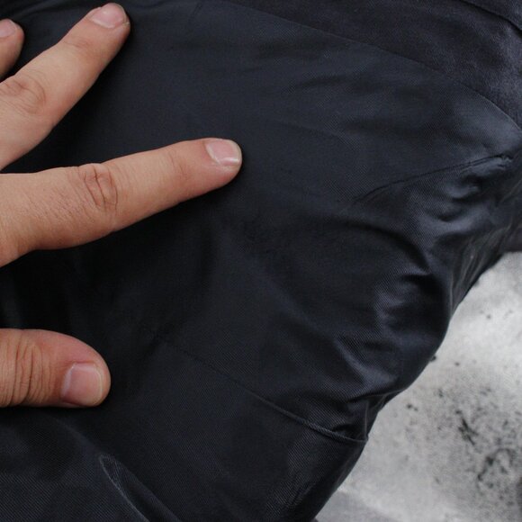 Banana Republic Reda Flexo Sport Coat Mens 42R Wool Blend Tailored Slim Fit navy - Picture 15 of 16